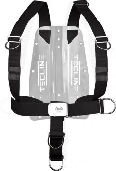 Tecline DIR-Harness with aluminum backplate 3mm - movable D-rings
